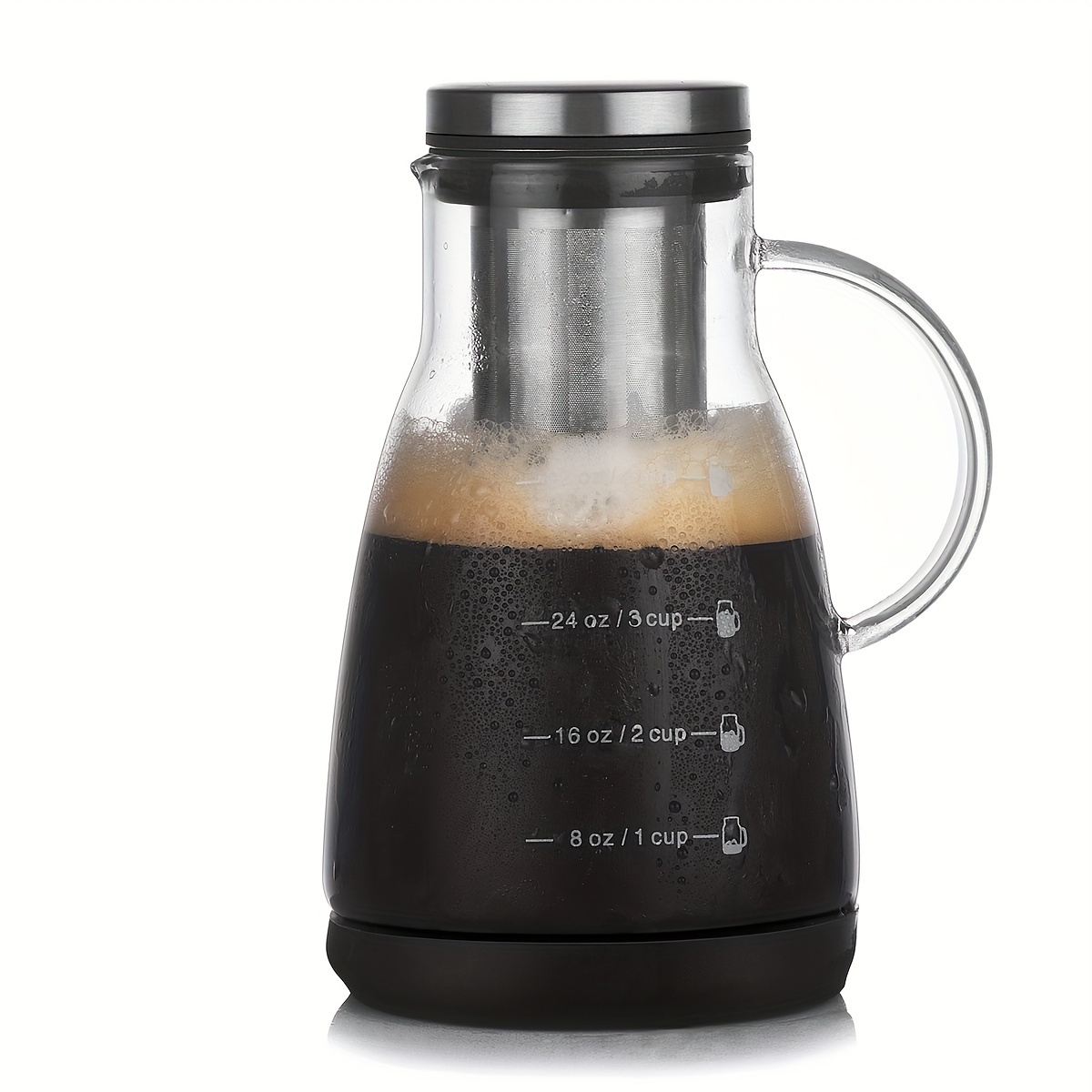 24オンス クラシックガラス製コールドブリューコーヒーピッチ - Coffee Tea Maker のレビューと価格