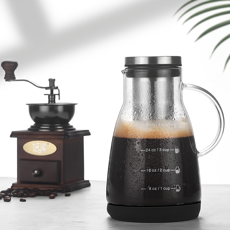 24オンス クラシックガラス製コールドブリューコーヒーピッチ - Coffee Tea Maker のレビューと価格