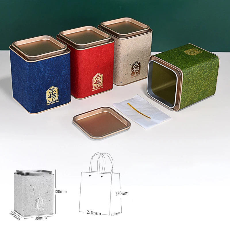 茶錫コンテナ正方形金属茶保存瓶ジャスミン茶コーヒーシュガー臭 - Coffee Jasmine Tea のレビューと価格
