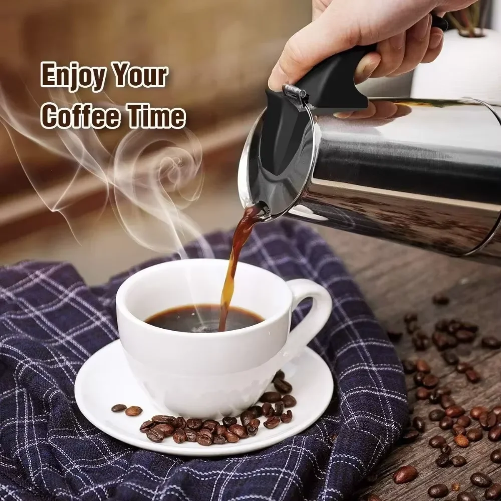 コーヒーメーカー モカポット 50ml-600ml ステンレ - Moka Pot Stove のレビューと価格