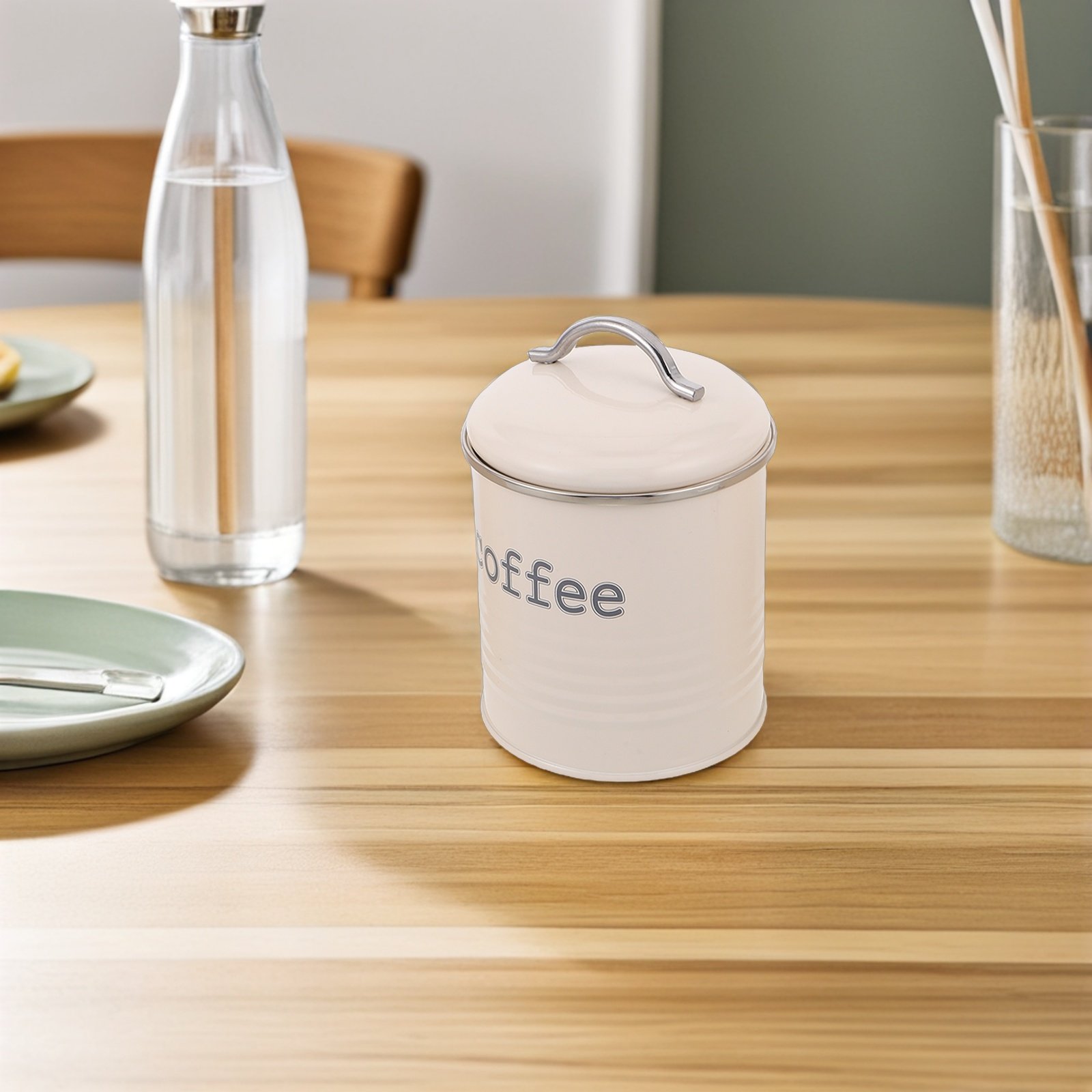 3個セット 密閉コーヒー豆容器セット 気密茶葉砂糖キャニスタ - Coffee Tea Canister Set のレビューと価格