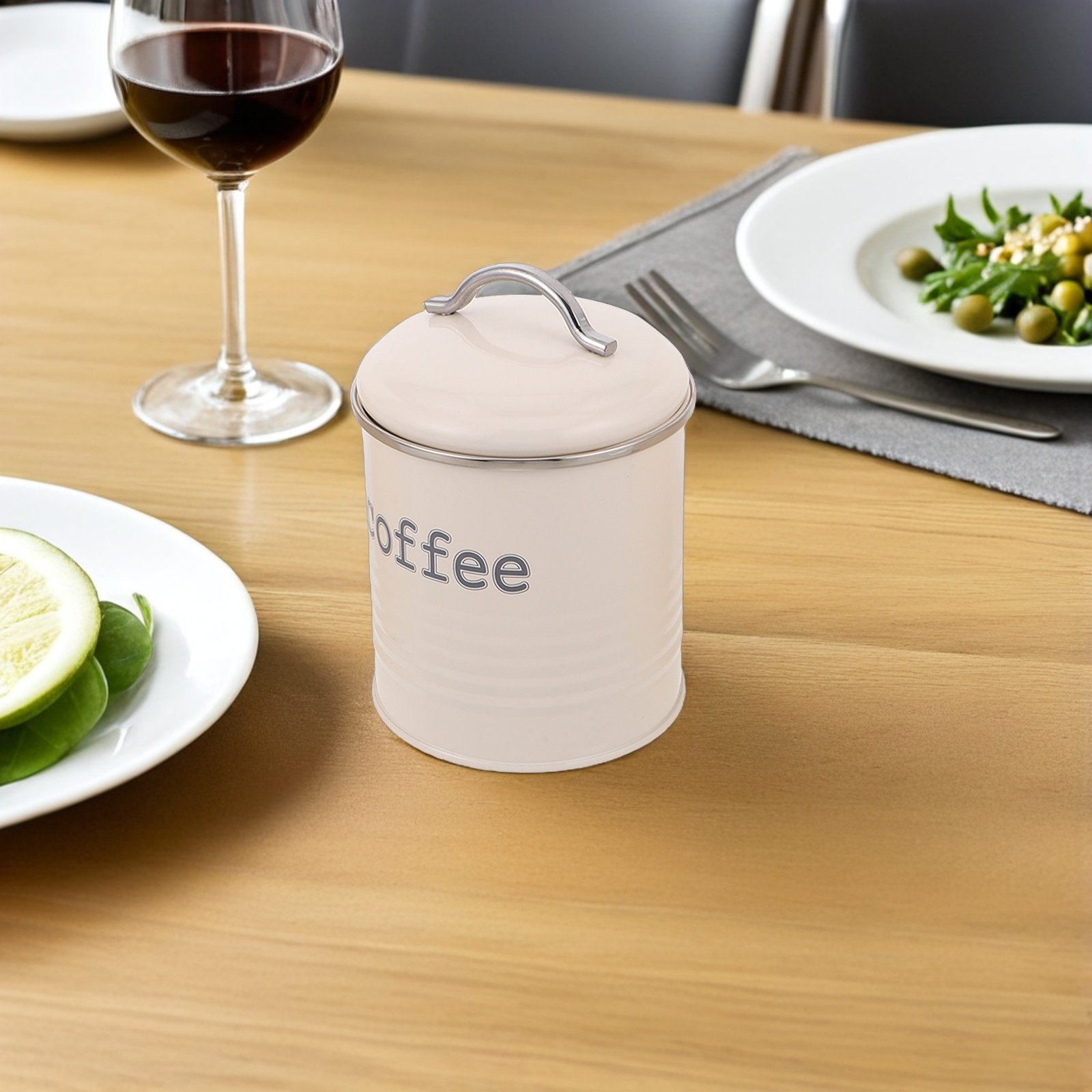 3個セット 密閉コーヒー豆容器セット 気密茶葉砂糖キャニスタ - Coffee Tea Canister Set のレビューと価格